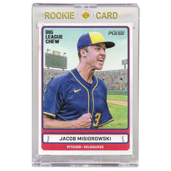 Jacob Misiorowski Milwaukee Brewers 2026 Pulse Big League Chew # 45 Rookie Card