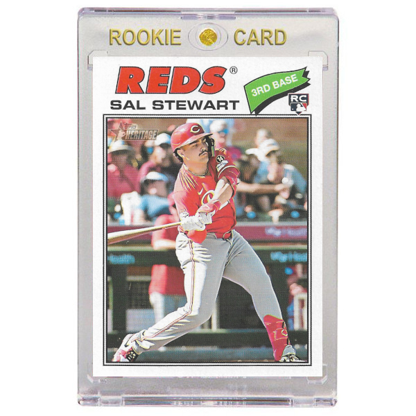 Sal Stewart Cincinnati Reds 2026 Topps Heritage # 221 Rookie Card