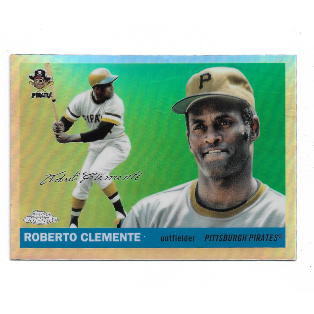 Roberto Clemente 2025 Topps Chrome Platinum Annivesary Refractor # 403