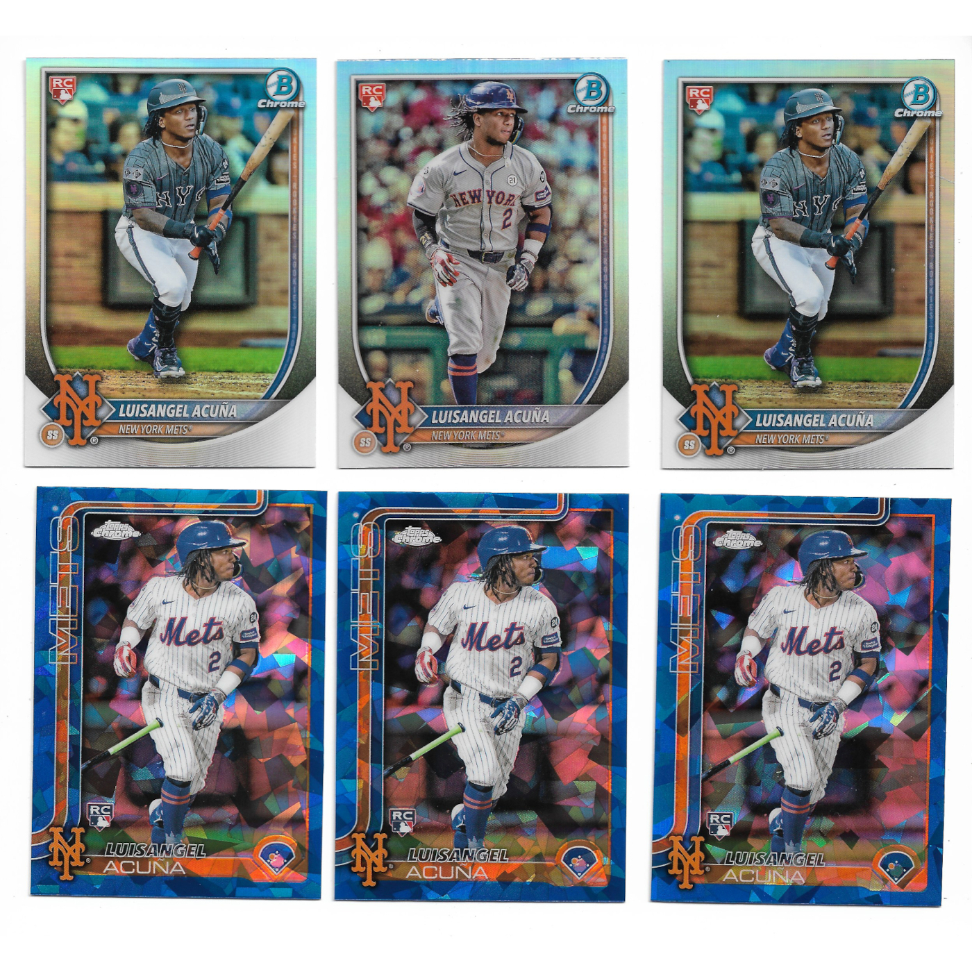 Luisangel Acuna Lot of 11 Rookie Cards