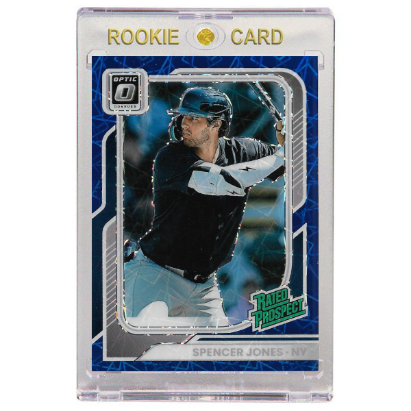 Spencer Jones New York Yankees 2026 Donruss Optic Blue # 178 Rookie Card