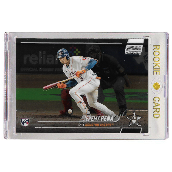 Jeremy Pena Houston Astros 2022 Stadium Club Chrome # 329 Rookie Card