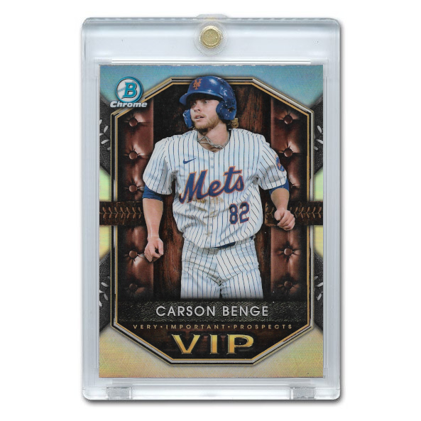 Carson Benge 2025 Bowman Chrome VIP # 17 Pre-Rookie Card