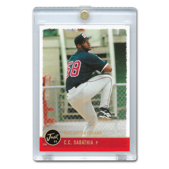 CC Sabathia 1999 Just Minors # 134 Pre-Rookie Card