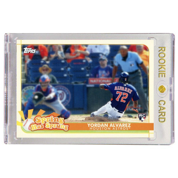 Yordan Alvarez Houston Astros 2020 Topps Opening Day Spring Has Sprung # 23 Rookie Card