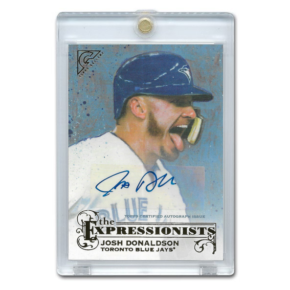 Josh Donaldson Autographed Card 2017 Topps Gallery The Expressionists # E-26 Ltd Ed of 5