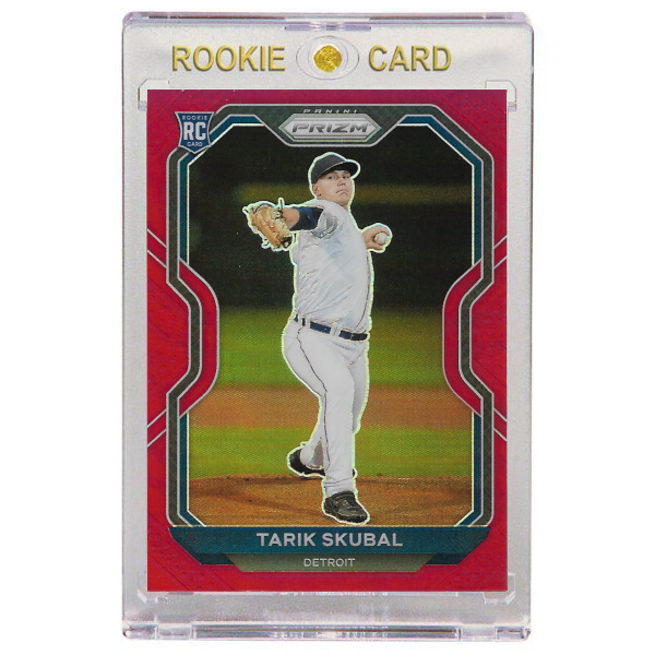 Tarik Skubal Detroit Tigers 2021 Panini Pirzm Red Holo # 236 Rookie Card