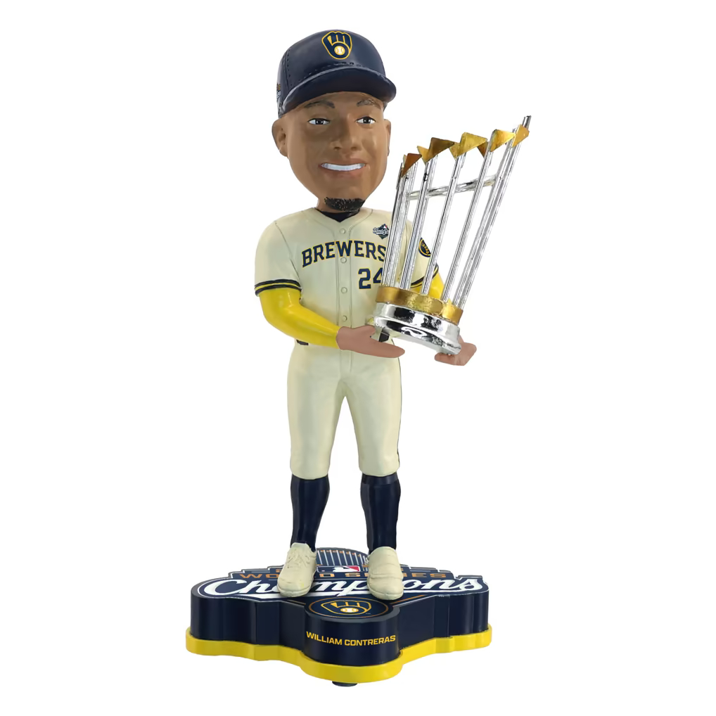 William Contreras Milwaukee Brewers 2026 World Series Champions Bobblehead Ltd Ed of 2,026 (Pre-Order)