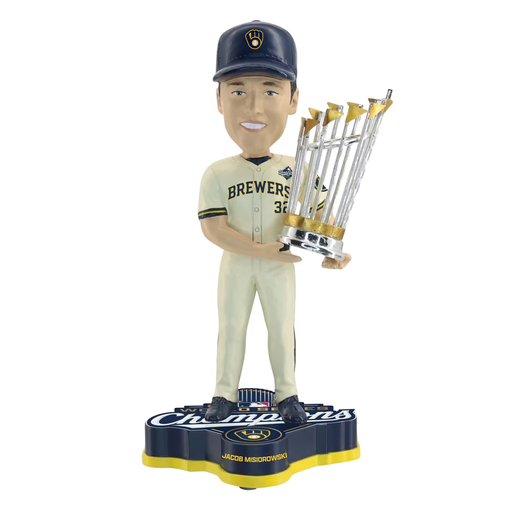 Jacob Misiorowski Milwaukee Brewers 2026 World Series Champions Bobblehead Ltd Ed of 2,026 (Pre-Order)