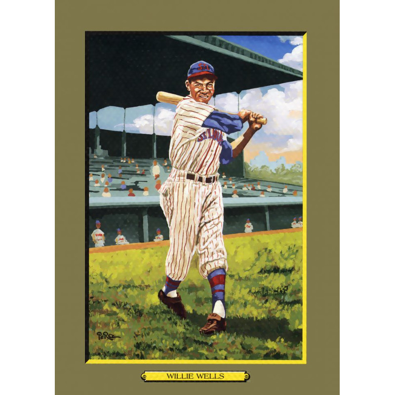 Willie Wells Perez-Steele Hall of Fame Great Moments Limited Edition Jumbo Postcard # 107 Willie Wells Perez-Steele Hall of Fame Great Moments Limited Edition Jumbo Postcard # 107