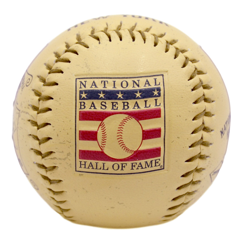 Baseball Hall of Fame Vintage Logo Replica Baseball