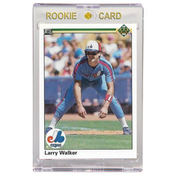 Larry Walker Montreal Expos 1990 Upper Deck # 466 Rookie Card Larry Walker Montreal Expos 1990 Upper Deck # 466 Rookie Card