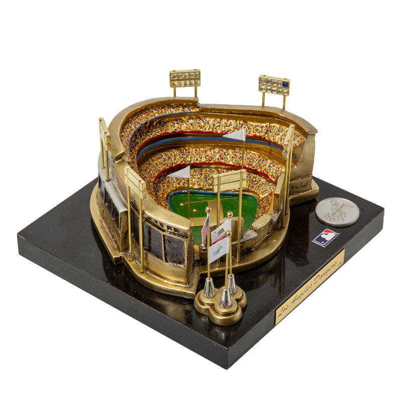 Dodger Stadium Westbrook Sports Classics Cast Bronze Replica with Marble Base and Acrylic Display Case Dodger Stadium Westbrook Sports Classics Cast Bronze Replica with Marble Base and Acrylic Display Case