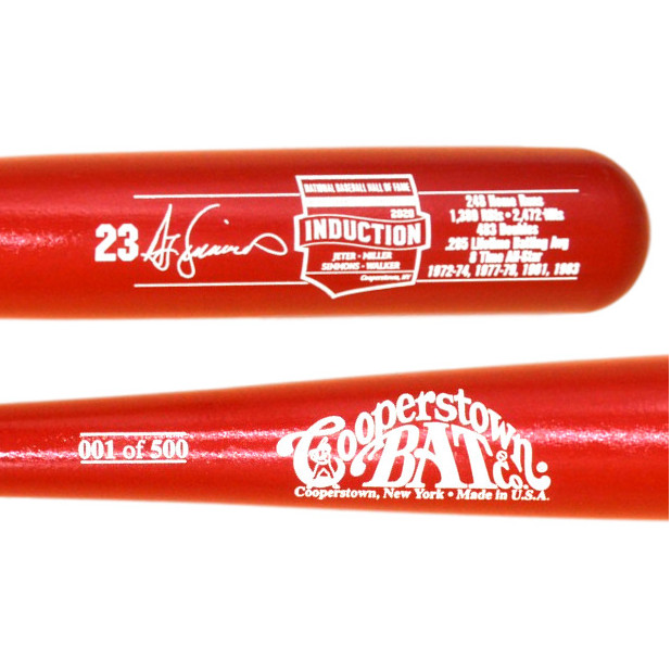 Ted Simmons Baseball Hall of Fame Class of 2020 Limited Edition Full Size 34" Career Stat Bat