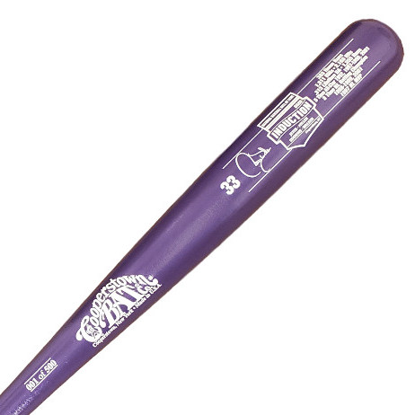 Larry Walker Baseball Hall of Fame Class of 2020 Limited Edition Full Size 34" Career Stat Bat - Purple Larry Walker Baseball Hall of Fame Class of 2020 Limited Edition Full Size 34" Career Stat Bat - Purple