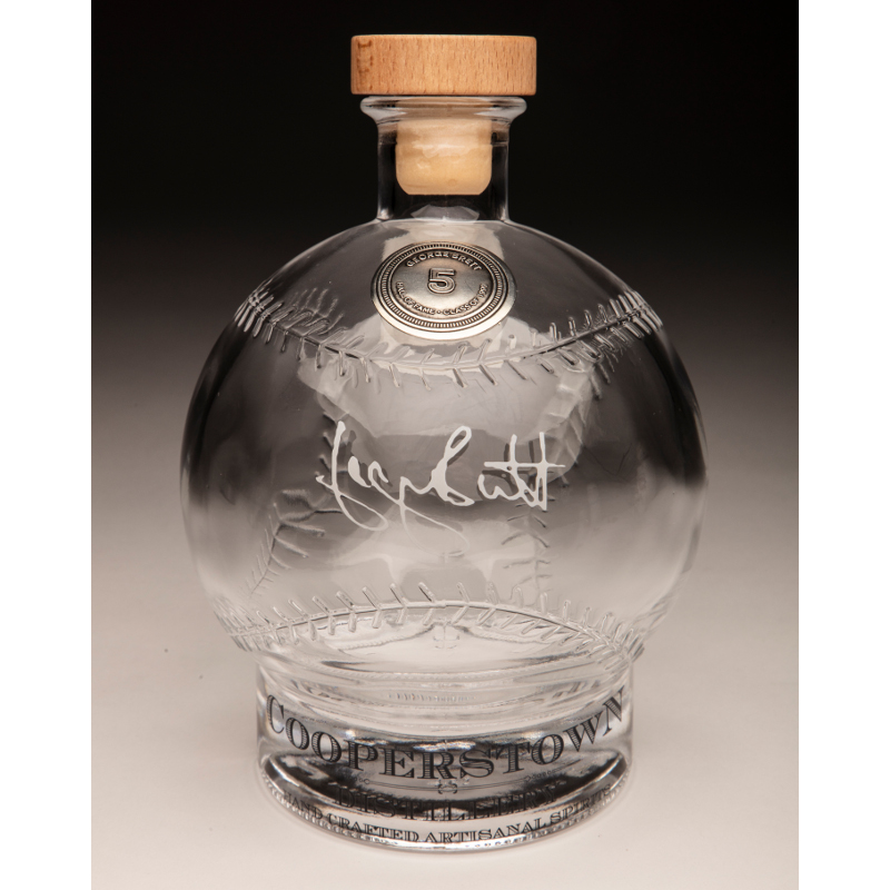 George Brett Cooperstown Distillery Hall of Fame Signature Series Baseball Decanter