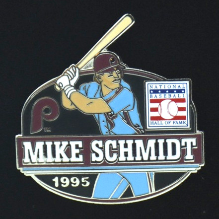Mike Schmidt Hall of Fame Exclusive 3 Piece Pin Set with Plaque Bust Ltd Ed of 1,995 Mike Schmidt Hall of Fame Exclusive 3 Piece Pin Set with Plaque Bust Ltd Ed of 1,995