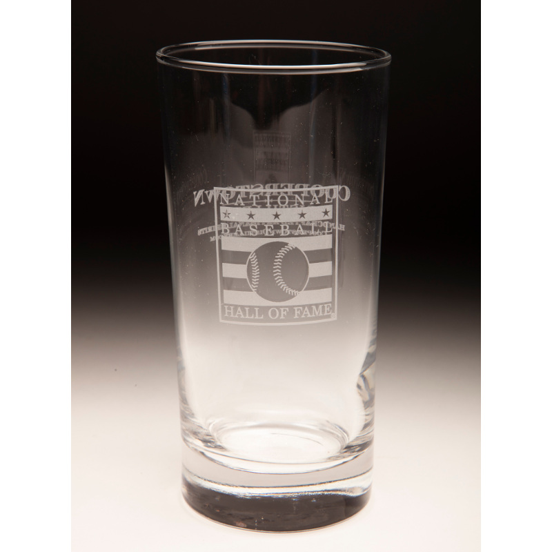 Hall of Fame Cooperstown Distillery 10 ounce Highball Glass Hall of Fame Cooperstown Distillery 10 ounce Highball Glass