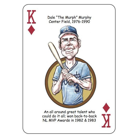 Hero Decks Caricature Playing Cards For Atlanta Braves Fans Hero Decks Caricature Playing Cards For Atlanta Braves Fans