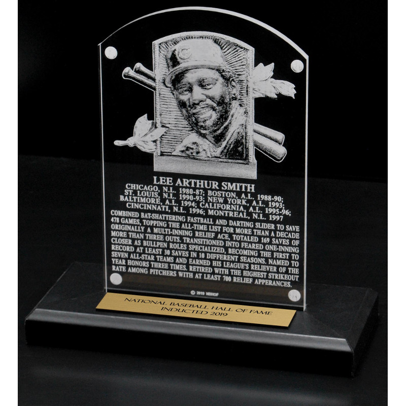 Lee Smith Acrylic Replica Hall of Fame Plaque