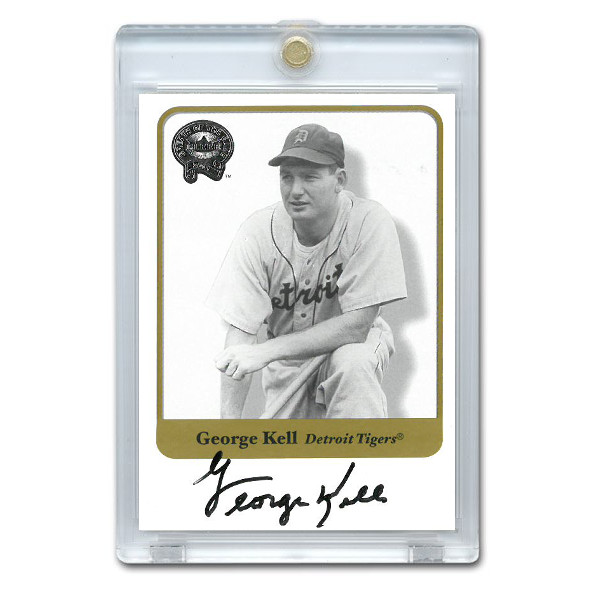 George Kell Autographed Card 2001 Fleer Greats of the Game
