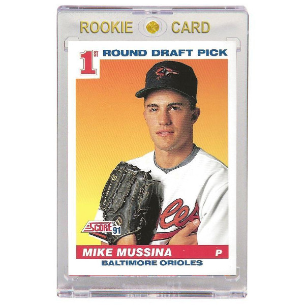 Mike Mussina baseball card (Stanford University Cardinals) 1992 Classic  Draft Picks #BC20 Rookie