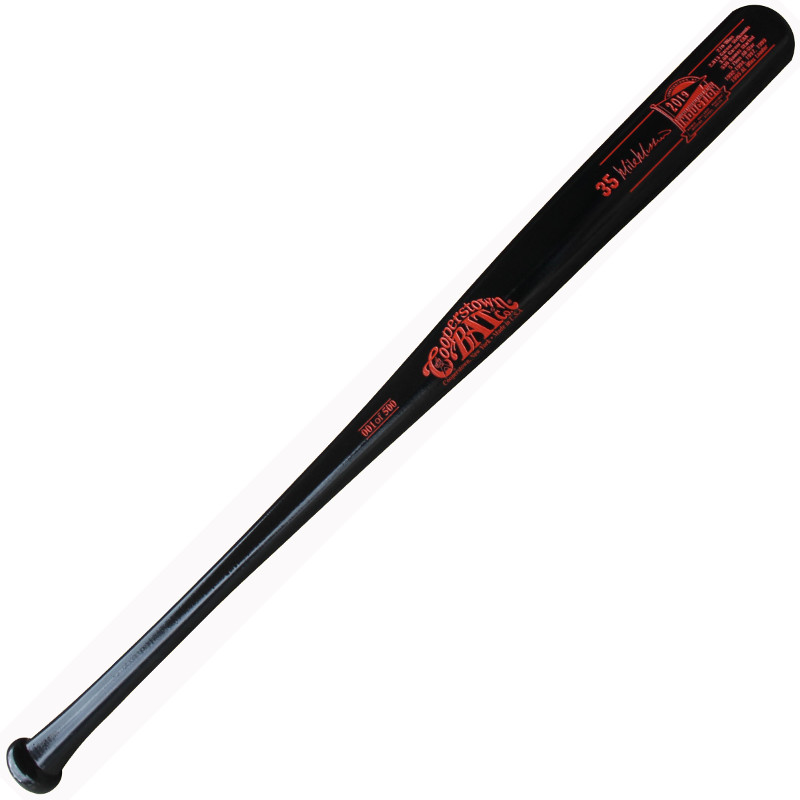 Mike Mussina Baseball Hall of Fame 2019 Induction Limited Edition Full Size 34" Career Stat Bat - Black