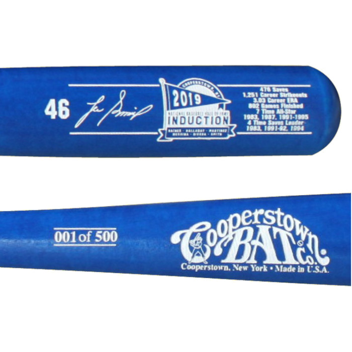 Lee Smith Baseball Hall of Fame 2019 Induction Limited Edition Full Size 34" Career Stat Bat