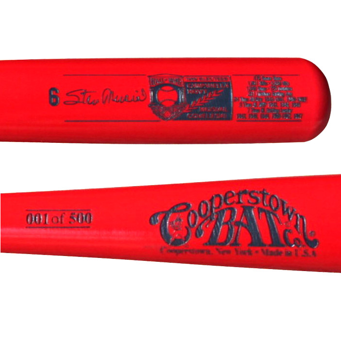 Stan Musial Baseball Hall of Fame 1969 Induction Limited Edition Full Size 34" Career Stat Bat