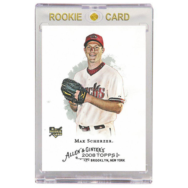 Max Scherzer Arizona Diamondbacks 2008 Topps Allen & Ginter # 297 Rookie Card