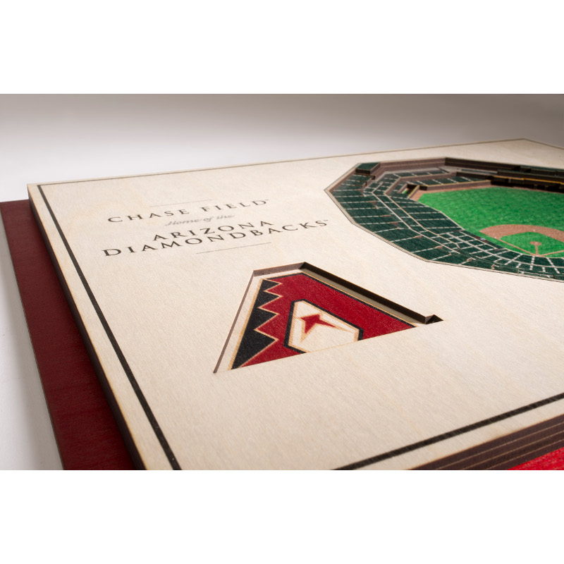 Arizona Diamondbacks 5 Layer 17 x 13 StadiumViews 3D Wall Art