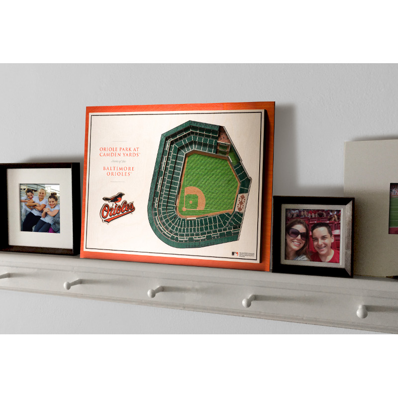 Baltimore Orioles 5 Layer 17 x 13 StadiumViews 3D Wall Art Baltimore Orioles 5 Layer 17 x 13 StadiumViews 3D Wall Art