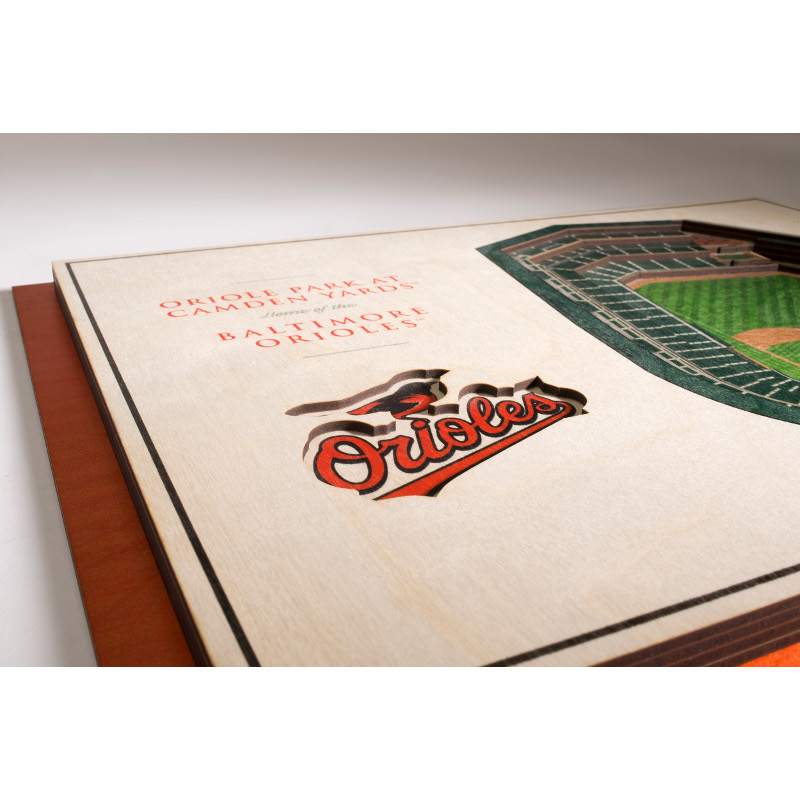 Baltimore Orioles 5 Layer 17 x 13 StadiumViews 3D Wall Art