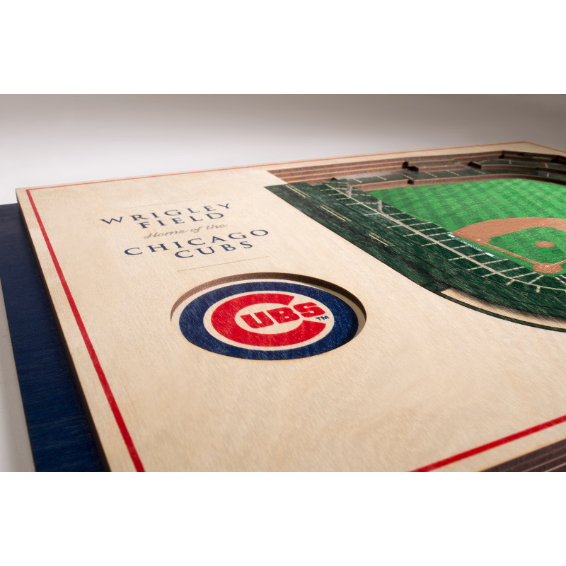Chicago Cubs 5 Layer 17 x 13 StadiumViews 3D Wall Art