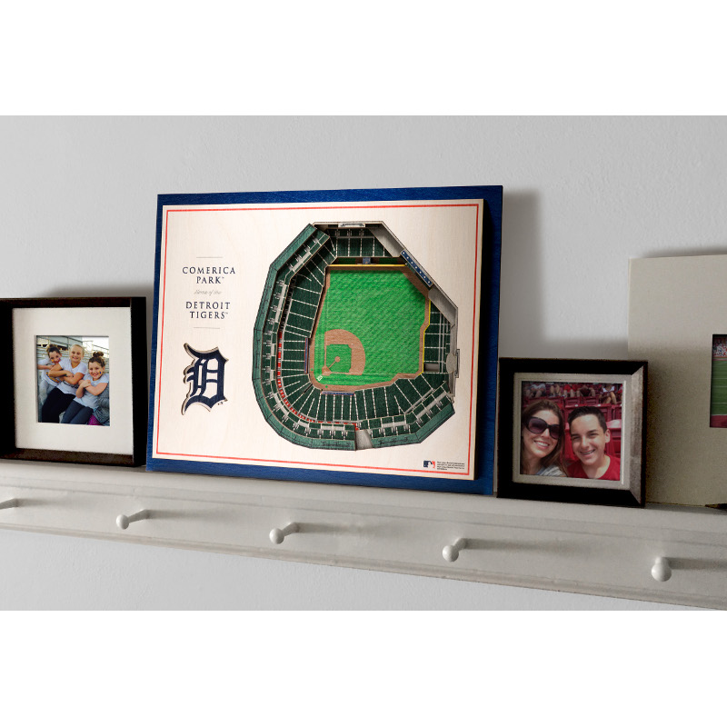 Detroit Tigers 5 Layer 17 x 13 StadiumViews 3D Wall Art Detroit Tigers 5 Layer 17 x 13 StadiumViews 3D Wall Art