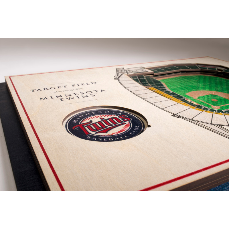 Minnesota Twins 5 Layer 17 x 13 StadiumViews 3D Wall Art Minnesota Twins 5 Layer 17 x 13 StadiumViews 3D Wall Art