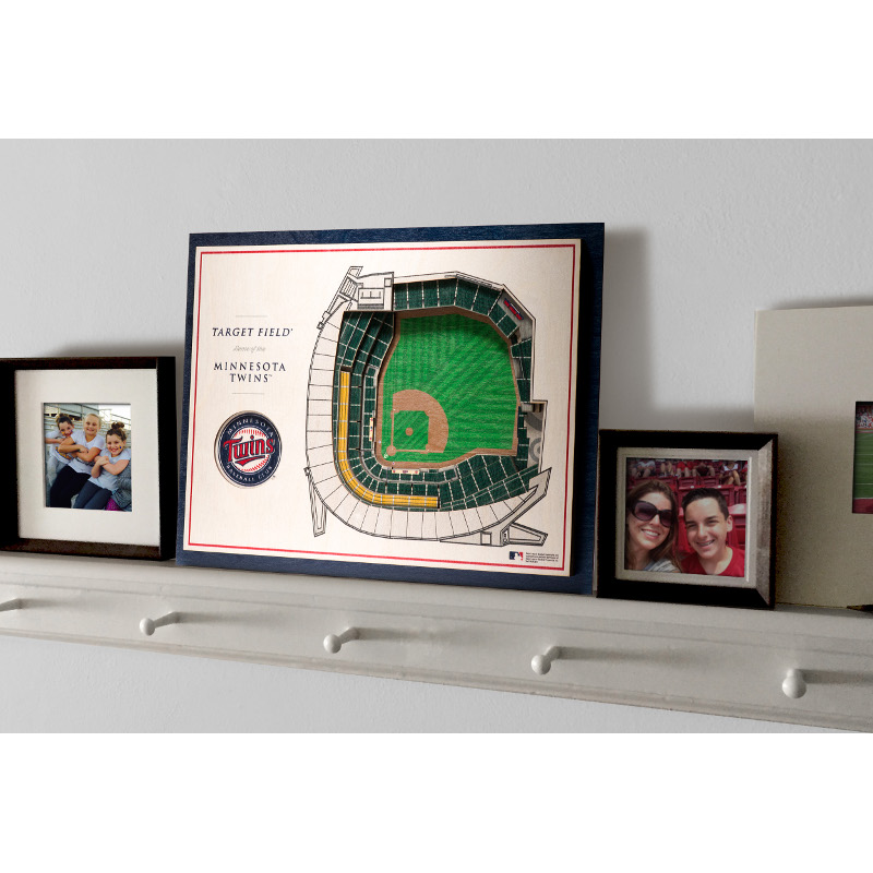 Minnesota Twins 5 Layer 17 x 13 StadiumViews 3D Wall Art Minnesota Twins 5 Layer 17 x 13 StadiumViews 3D Wall Art