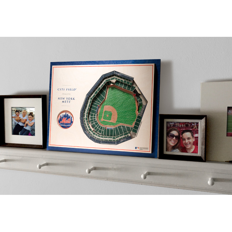 New York Mets 5 Layer 17 x 13 StadiumViews 3D Wall Art