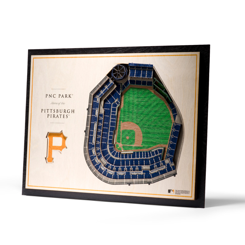 Pittsburgh Pirates 5 Layer 17 x 13 StadiumViews 3D Wall Art