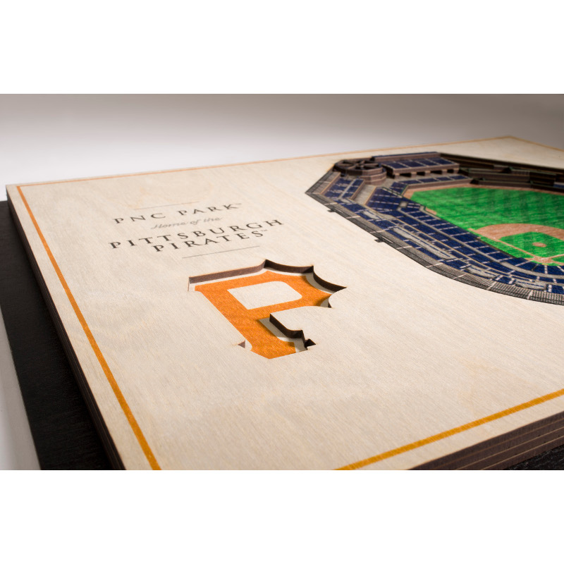 Pittsburgh Pirates 5 Layer 17 x 13 StadiumViews 3D Wall Art