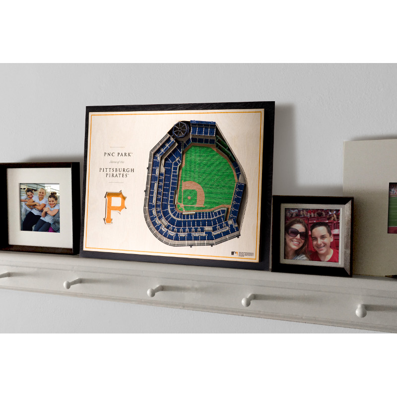 Pittsburgh Pirates 5 Layer 17 x 13 StadiumViews 3D Wall Art