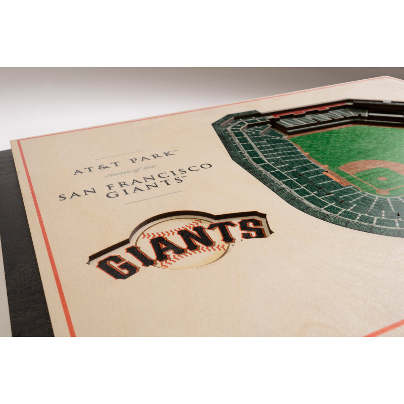 San Francisco Giants 5 Layer 17 x 13 StadiumViews 3D Wall Art