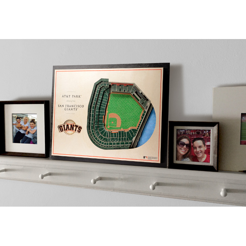San Francisco Giants 5 Layer 17 x 13 StadiumViews 3D Wall Art