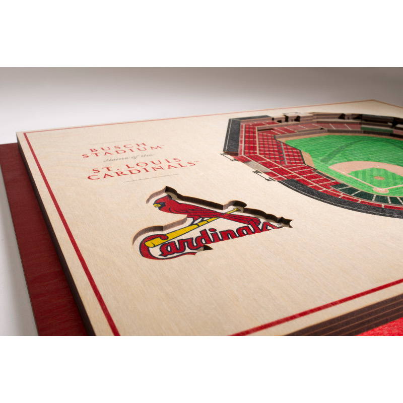 St. Louis Cardinals 5 Layer 17 x 13 StadiumViews 3D Wall Art