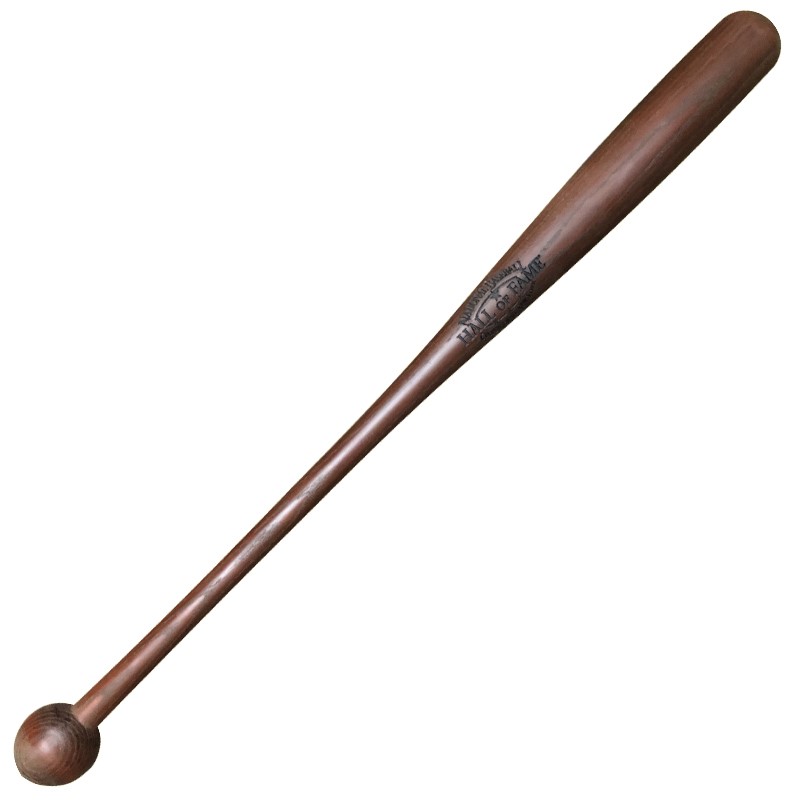 Ball-Balanced Replica Early Base Ball Bat for Display