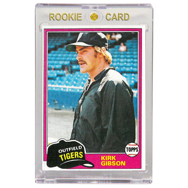 Kirk Gibson Detroit Tigers 1981 Topps # 315 Rookie Card