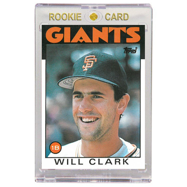 Will Clark San Francisco Giants 1986 Topps Traded # 24T Rookie Card