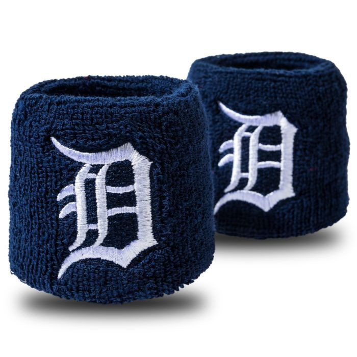 Franklin Sports Detroit Tigers Pair of 2.5" Wristbands Franklin Sports Detroit Tigers Pair of 2.5" Wristbands