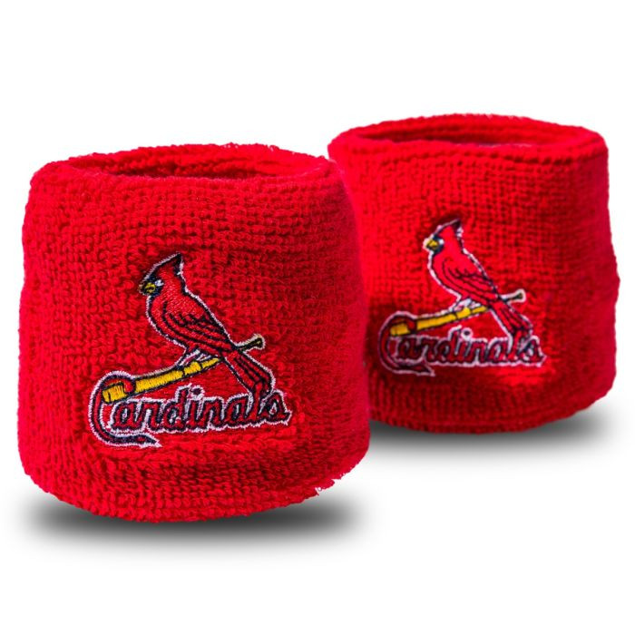 Franklin Sports St. Louis Cardinals Pair of 2.5" Wristbands