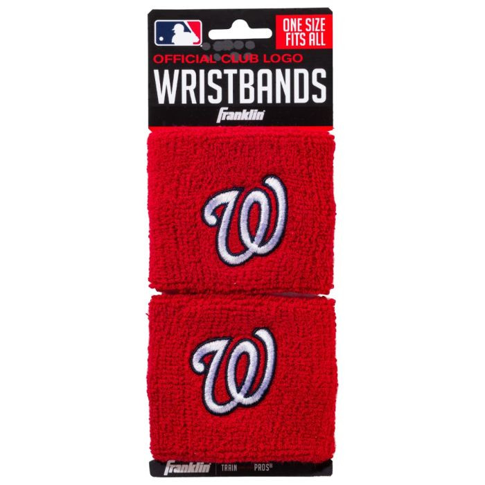Franklin Sports Washington Nationals Pair of 2.5" Wristbands Franklin Sports Washington Nationals Pair of 2.5" Wristbands
